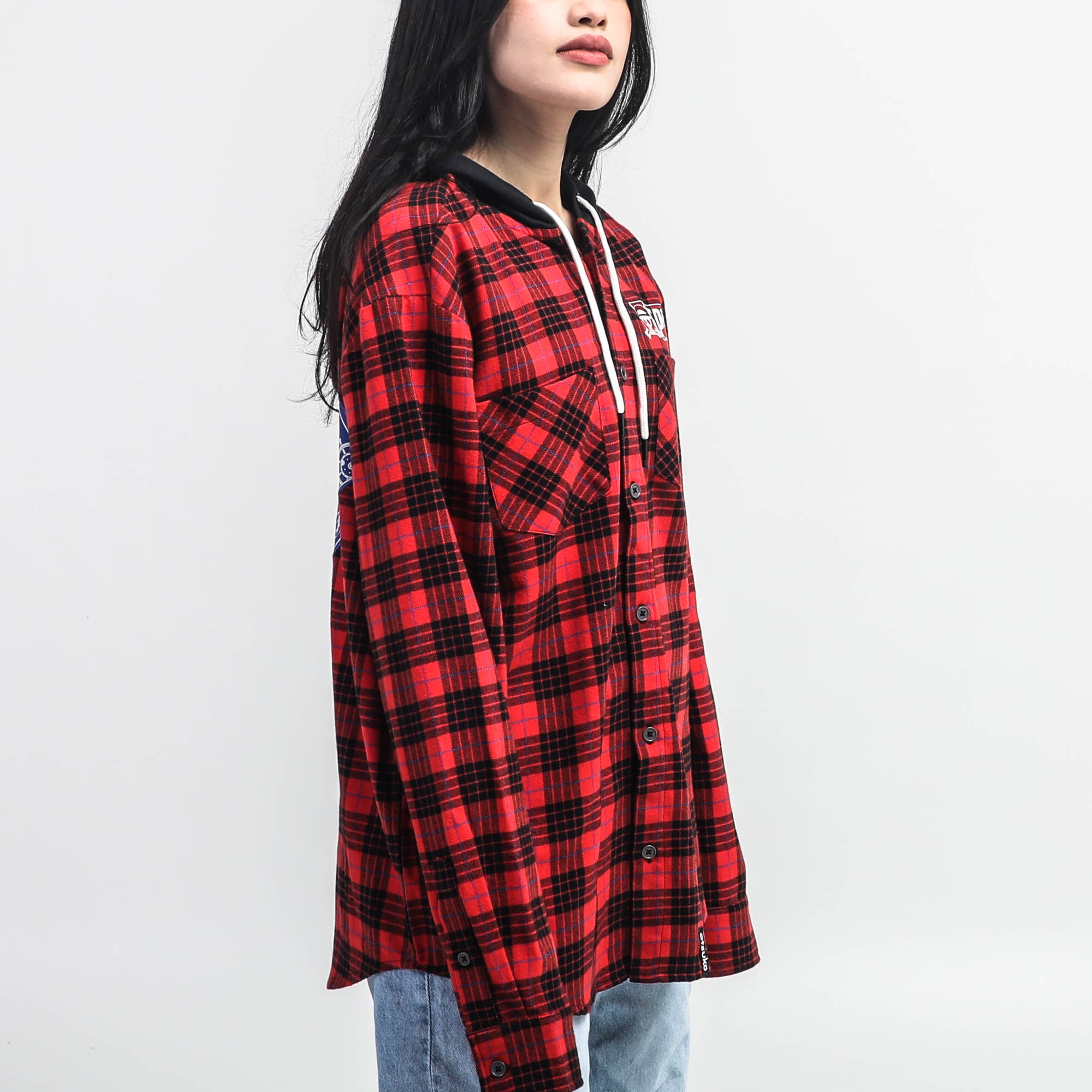 Straw Hat Crew Hooded Flannel