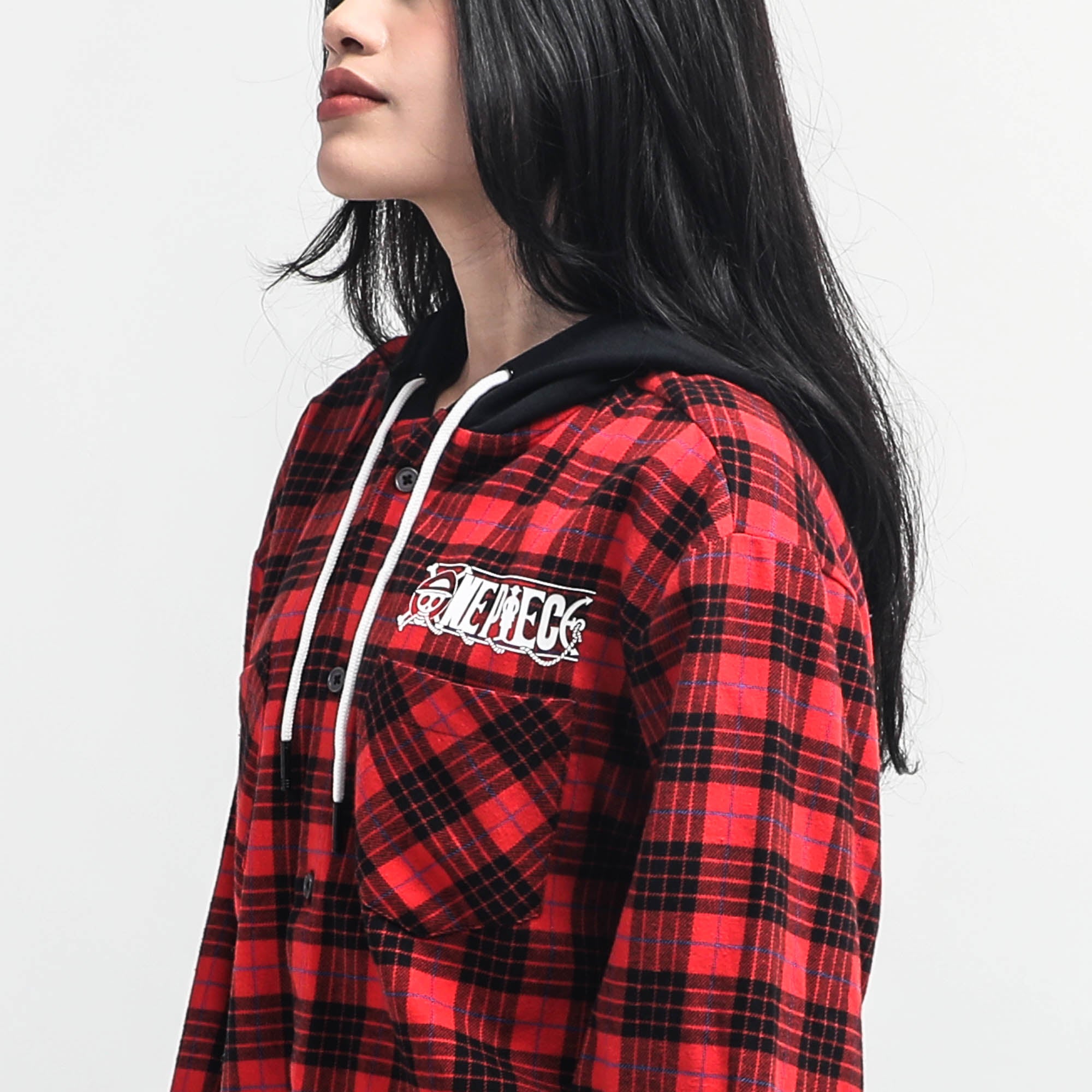 Straw Hat Crew Hooded Flannel