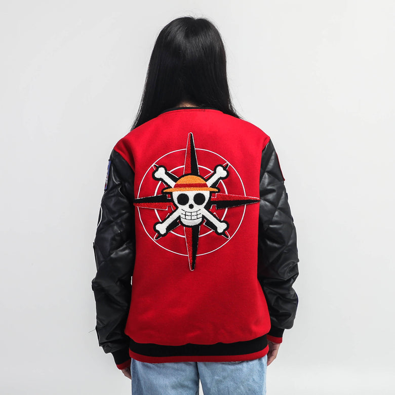 One Piece Straw Hat Crew Varsity Jacket | Official Apparel