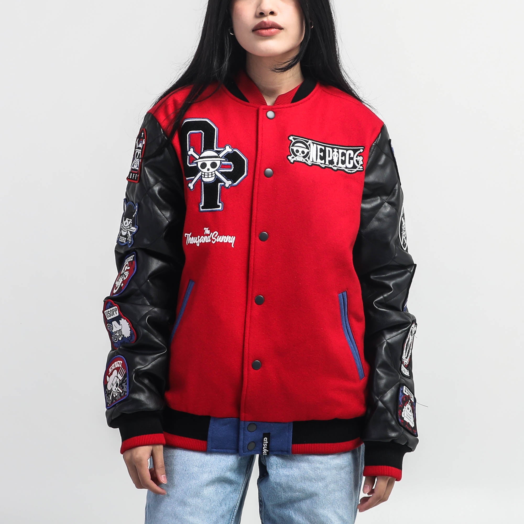 One Piece Straw Hat Crew Varsity Jacket | Official Apparel & Accessories |  Atsuko - One Piece | Atsuko