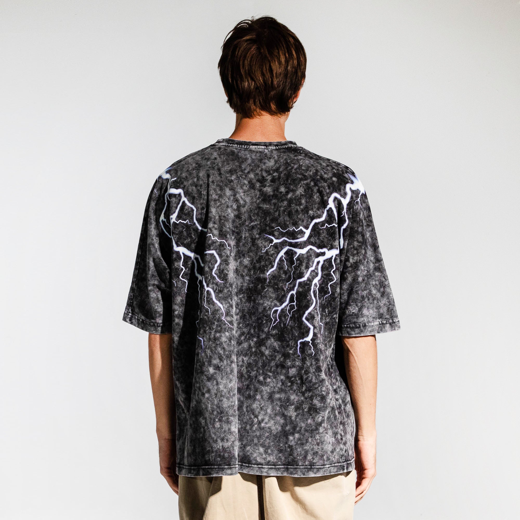 Yusuke Mazoku Black Mineral Wash Tee