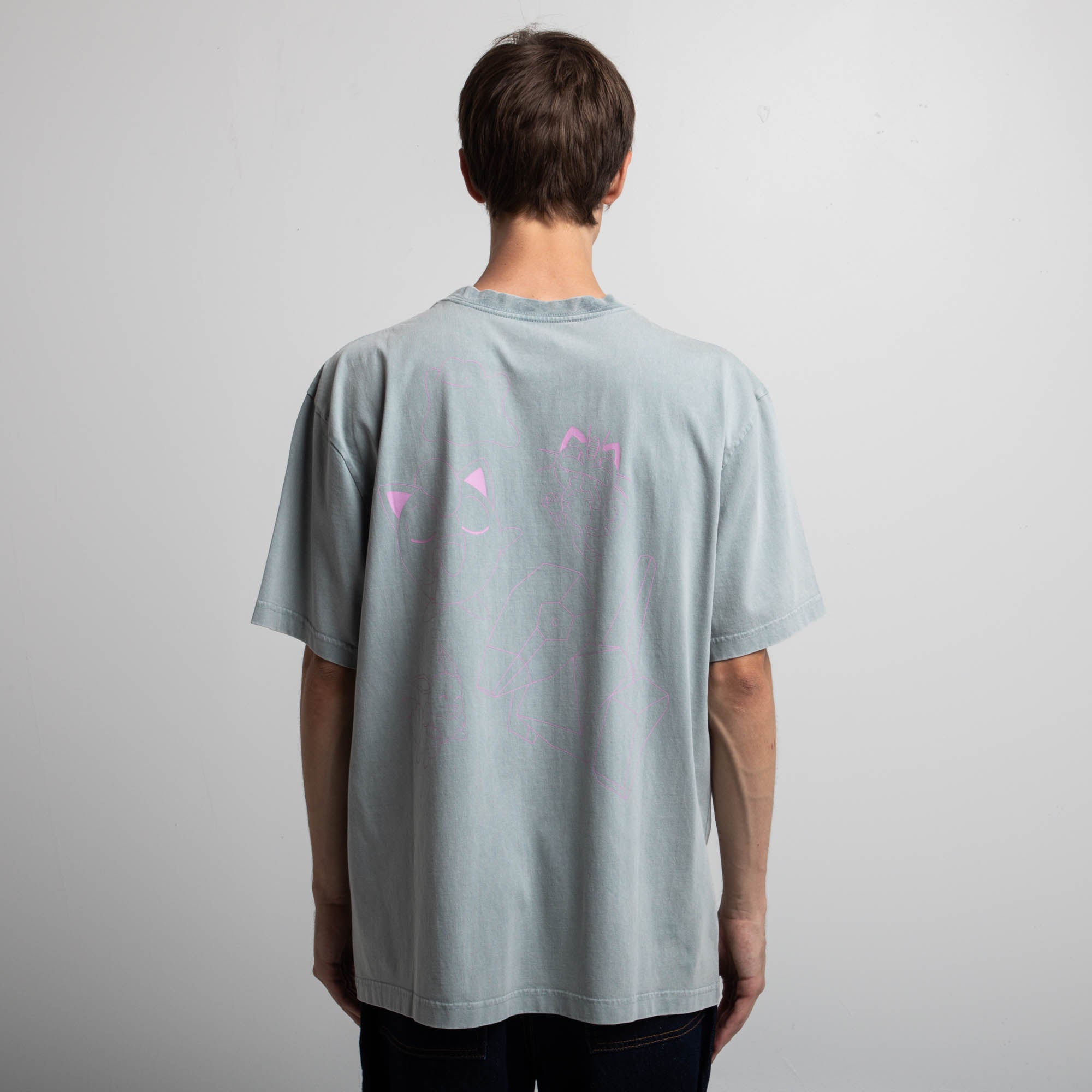 Normal Type Silver Blue Tee