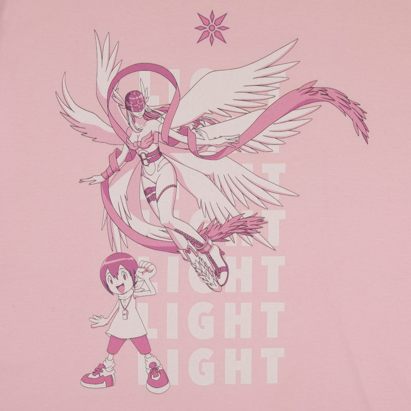 Angewomon and Kari Light Pink Tee