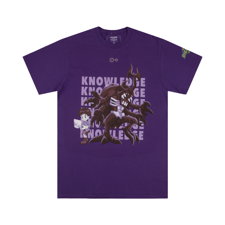 MegaKabuterimon and Izzy Knowledge Purple Tee