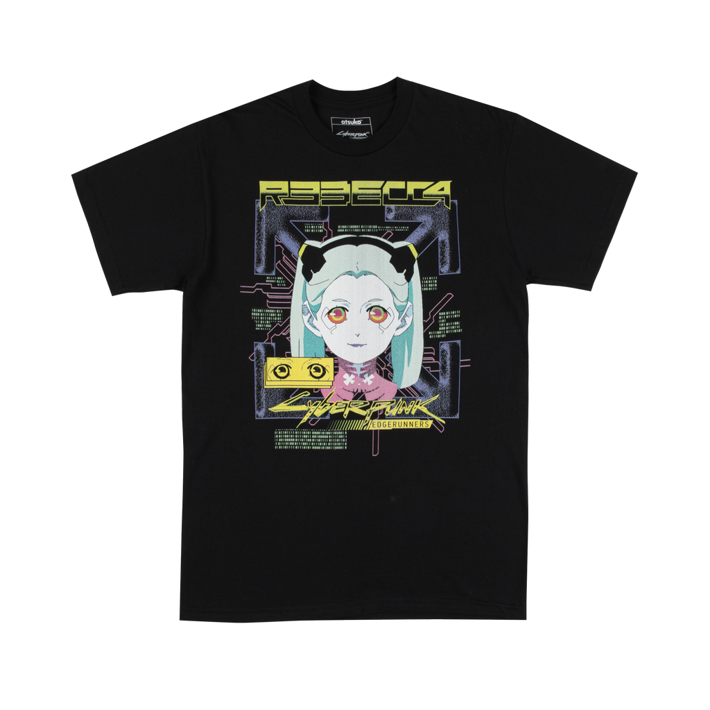 Cyberpunk: Edgerunners Rebecca Binary Crush Black Tee | Official Apparel &  Accessories | Atsuko - Cyberpunk: Edgerunners | Atsuko