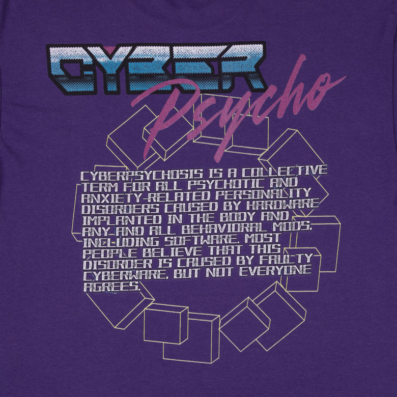 Cyberpunk: Edgerunners David Cyber Psycho Purple Tee | Official