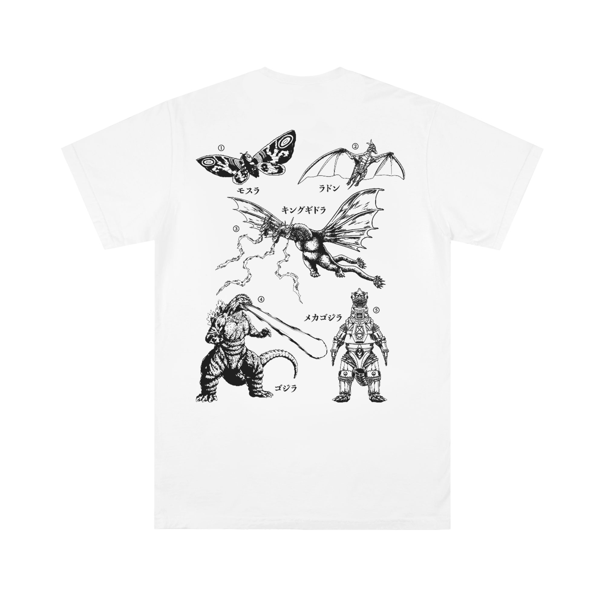 Monsters White Tee