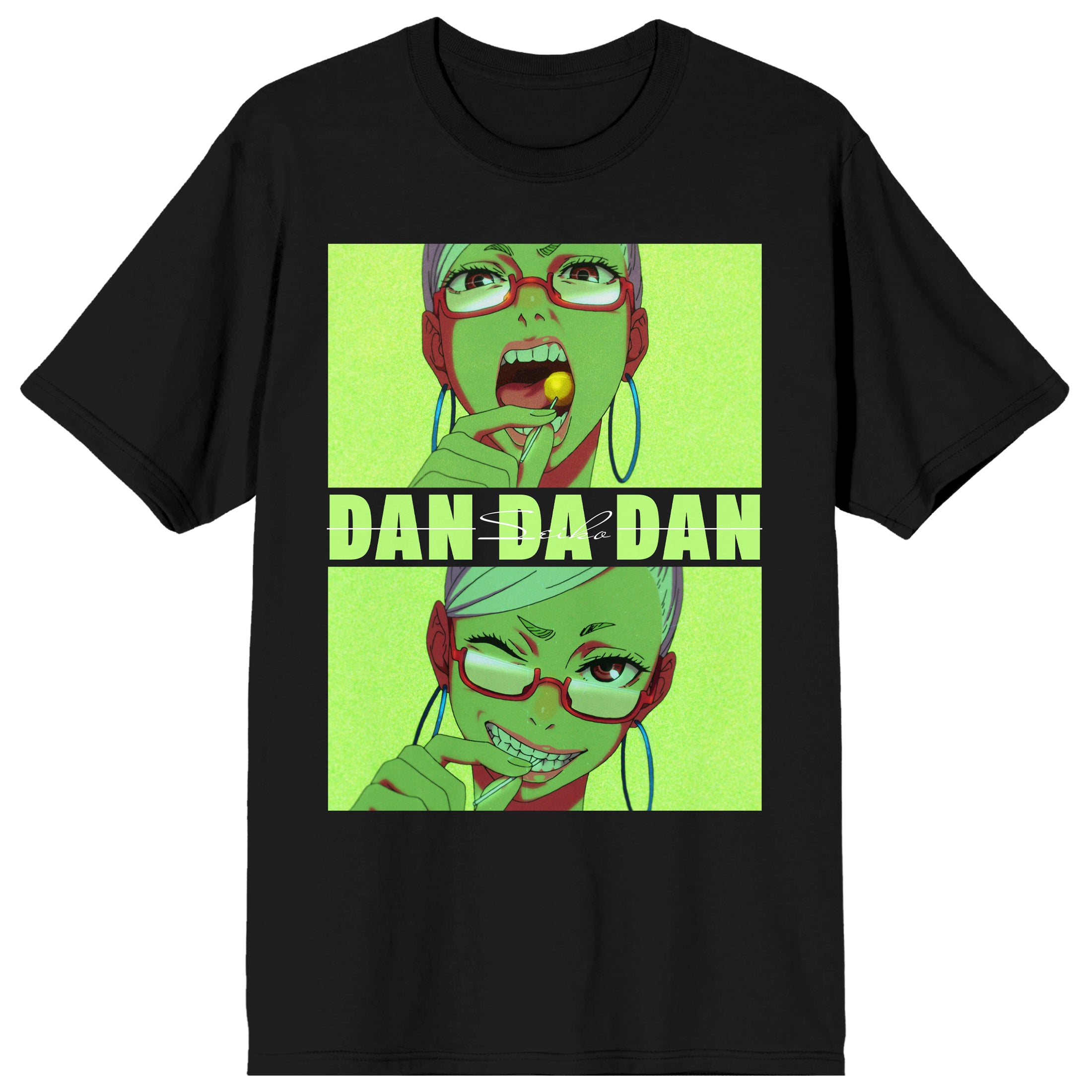 Dan Da Dan Grandma Seiko Black Tee