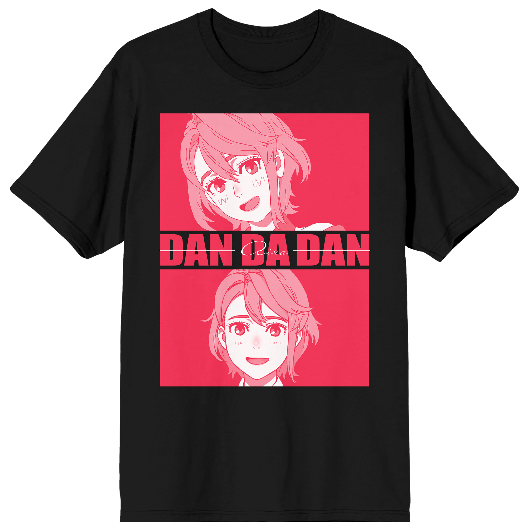 Dan Da Dan Characters Black Tee