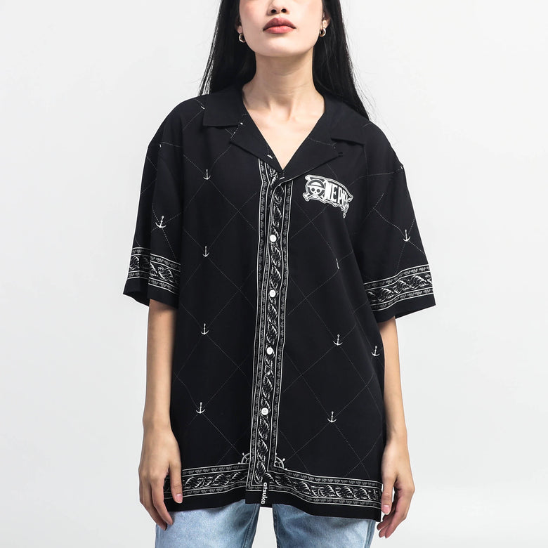 Pirates of the Going Merry Icon Button-Down Shirt, Official Apparel &  Accessories, Atsuko - One Piece
