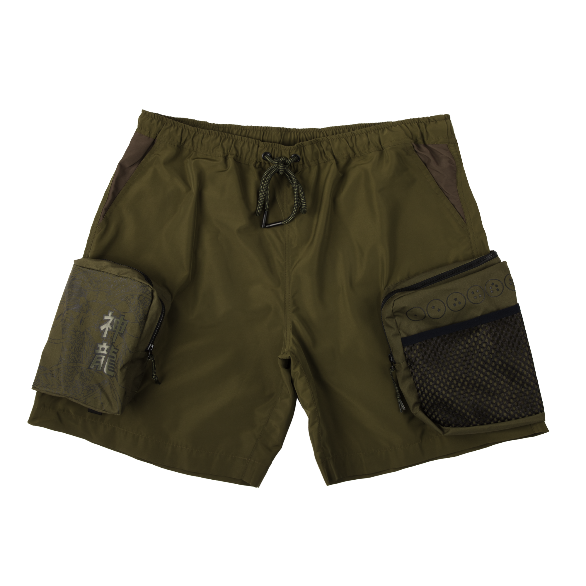 Shenron Olive Green Cargo Short