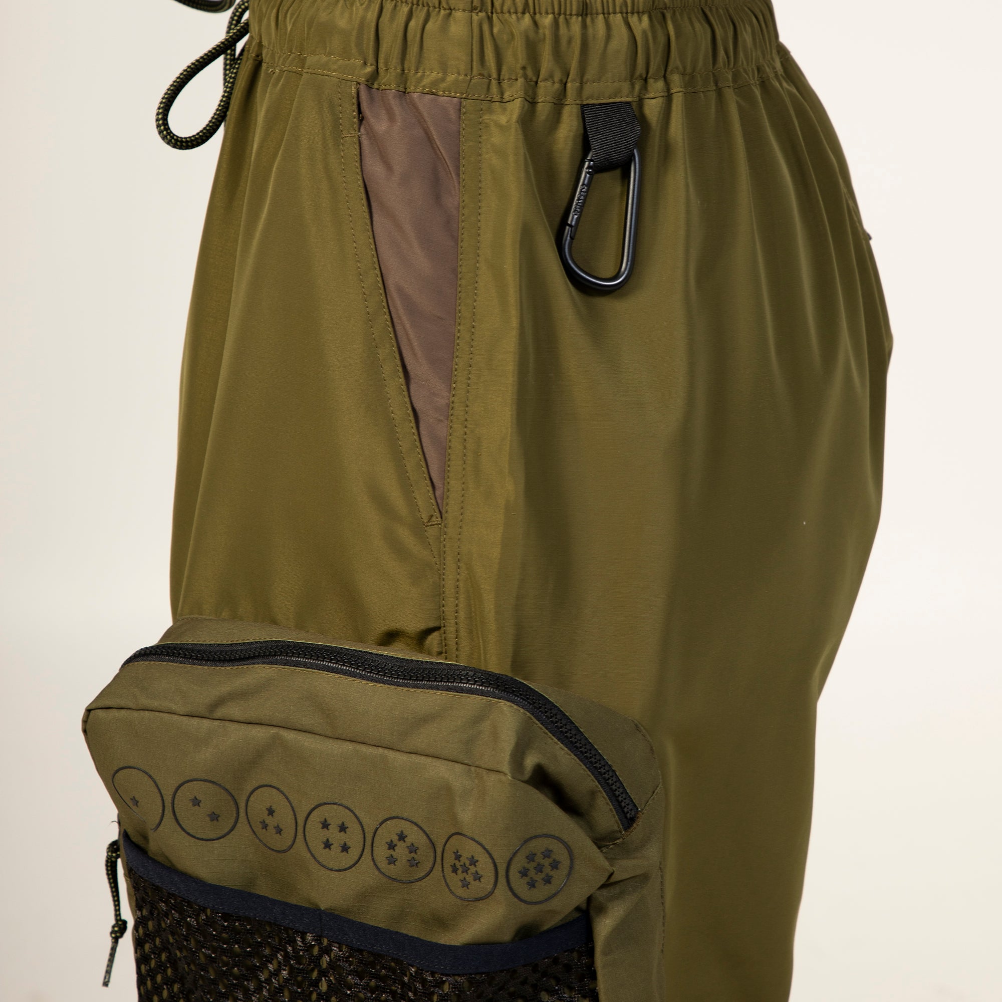 Shenron Olive Green Cargo Short