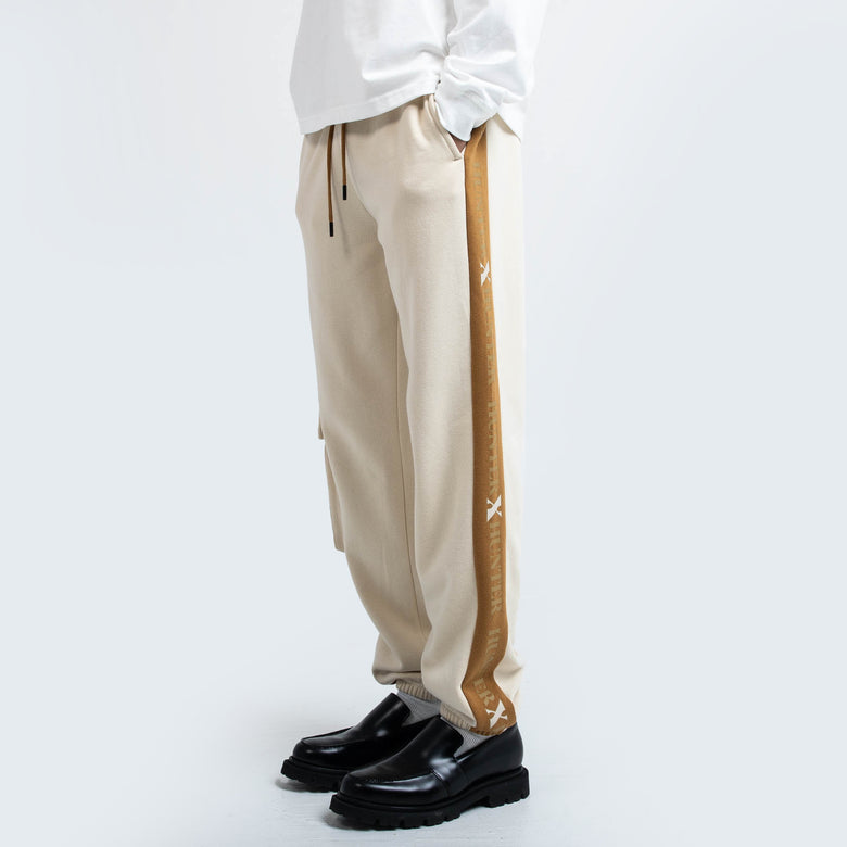 contrast side panel track pants in black - Palm Angels® Official