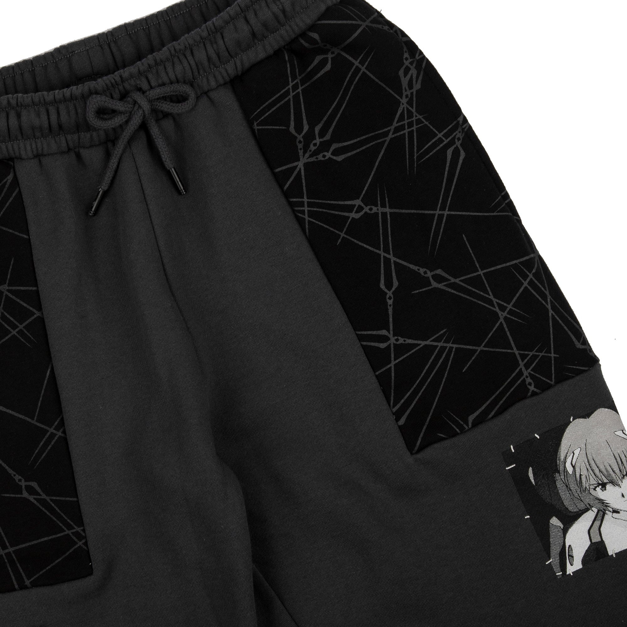 Evangelion Black Cargo Sweatpants