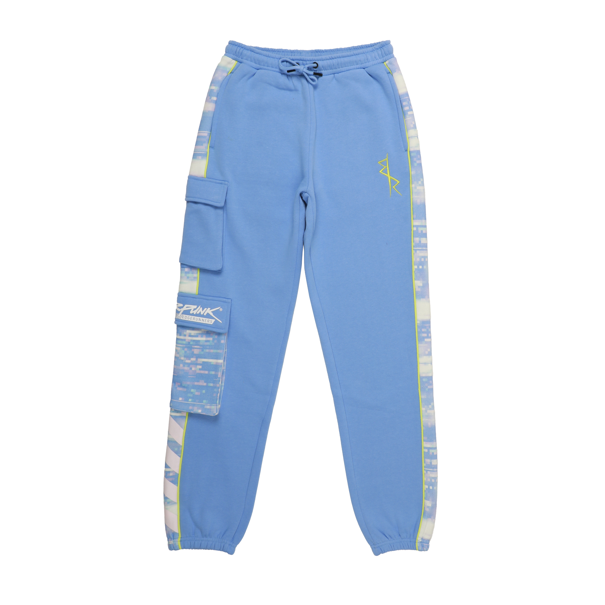 Edgerunner Blue Cargo Sweatpant