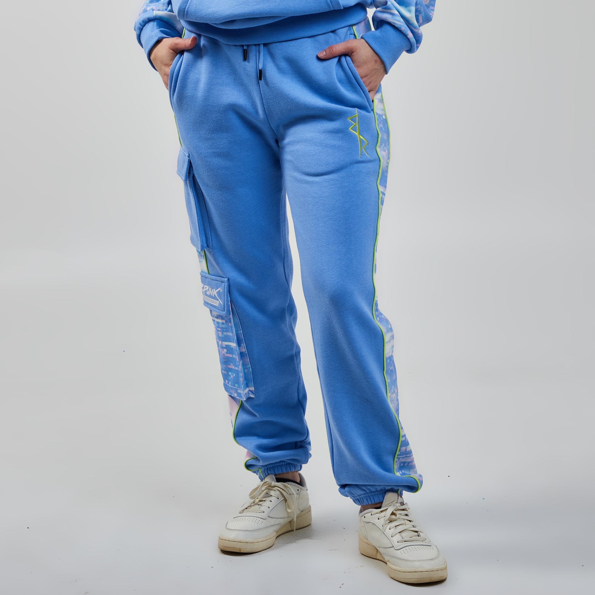 Edgerunner Blue Cargo Sweatpant