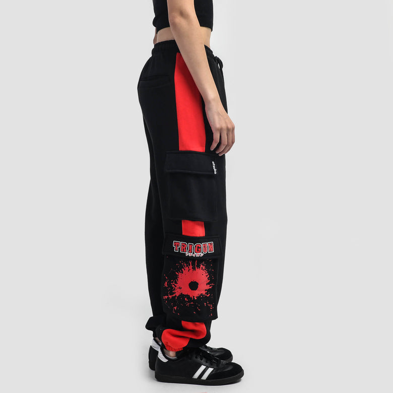 Black Cargo Sweatpants - ShopperBoard