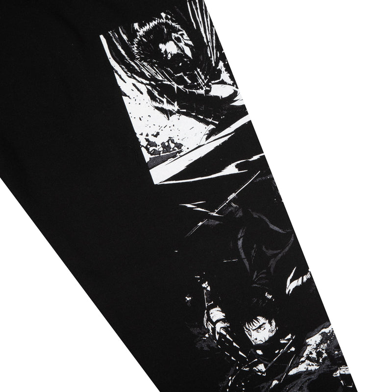 Enraged Guts Wrapped Black Joggers