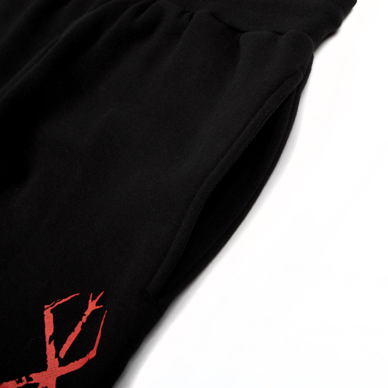 Enraged Guts Wrapped Black Joggers