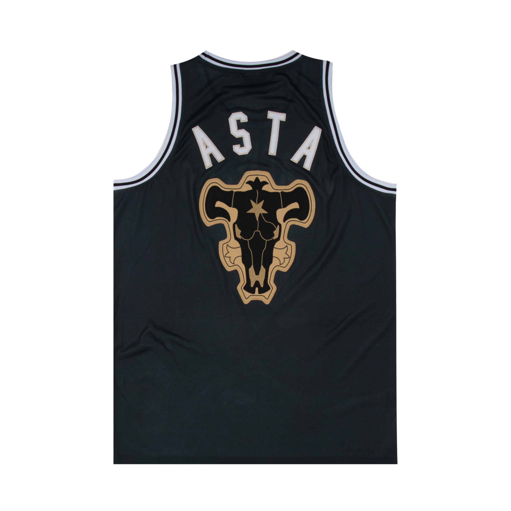 Black Bulls Asta Basketball Jersey