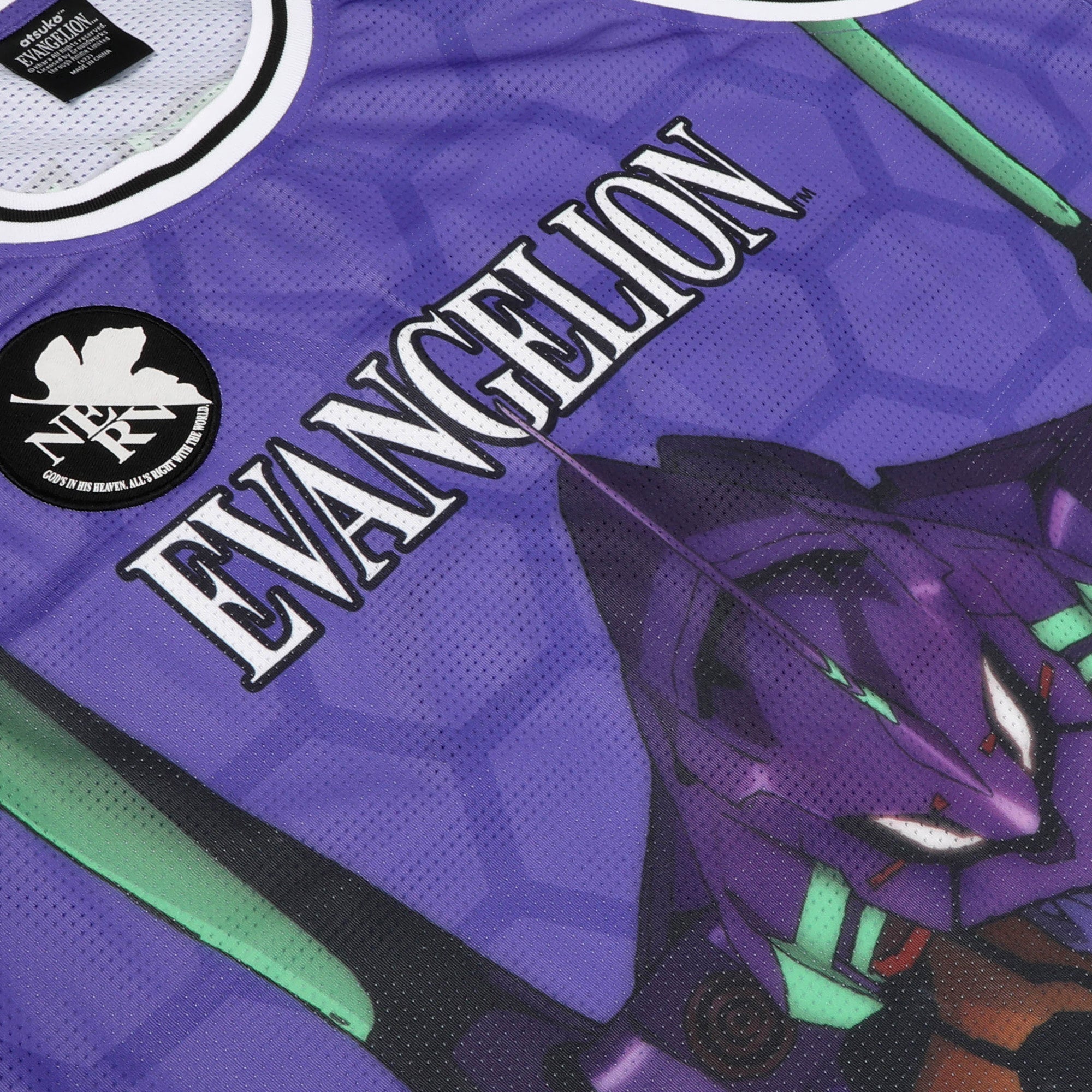 Eva Unit-01 Basketball Purple Jersey