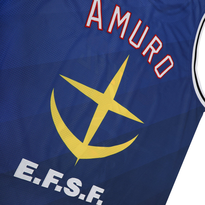 Amuro Blue Basketball Jersey