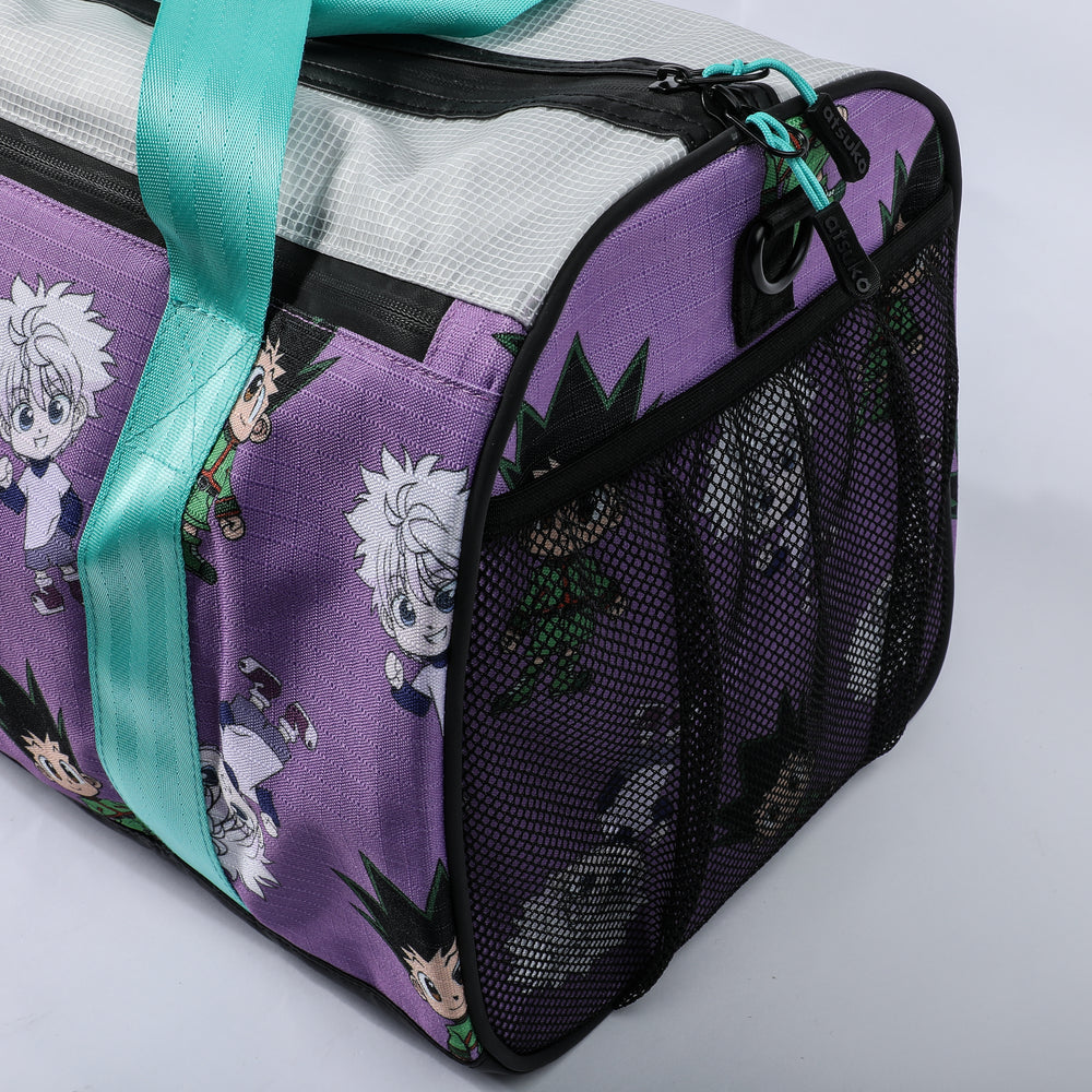Gogn and Killua Purple Duffle Bag Official Apparel & Accessories