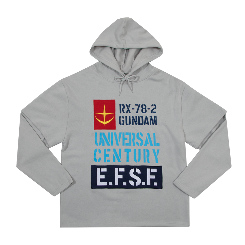 Gundam E.F.S.F. Grey Hoodie
