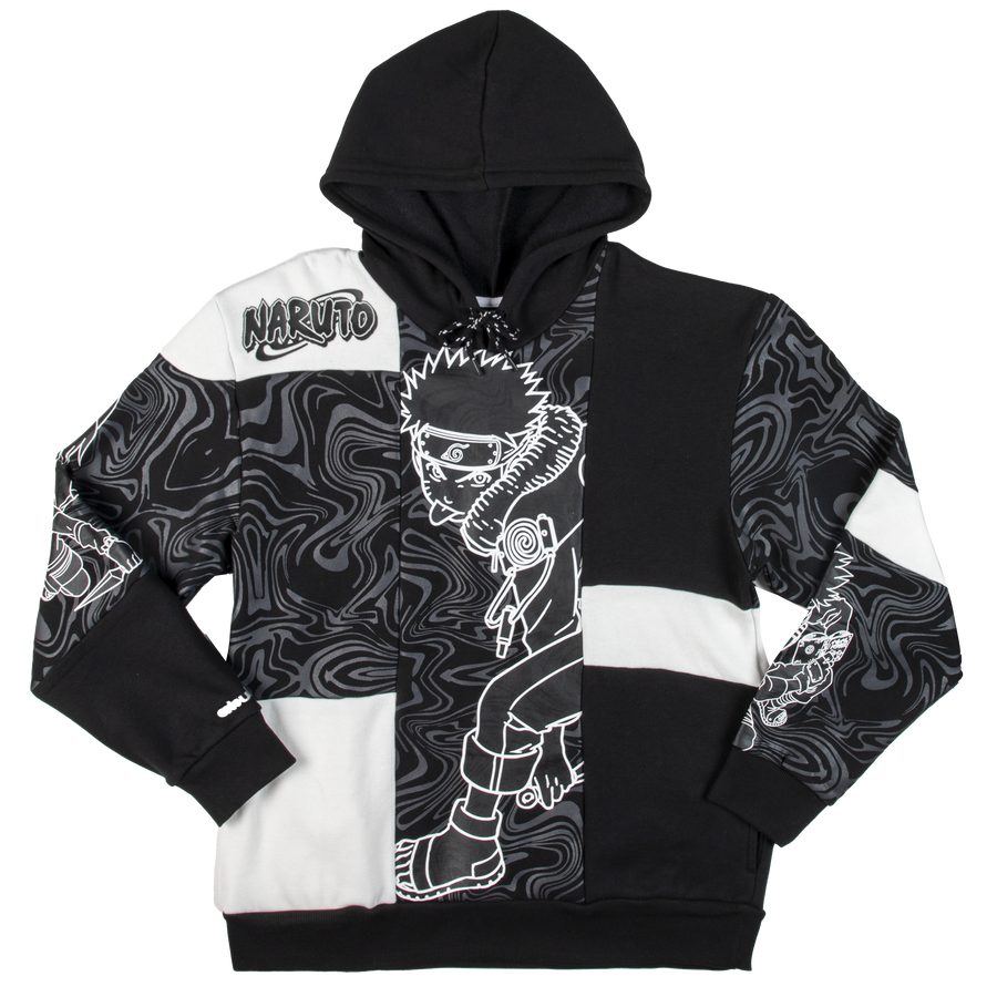 Patchwork Naruto Hoodie Official Apparel & Accessories Atsuko
