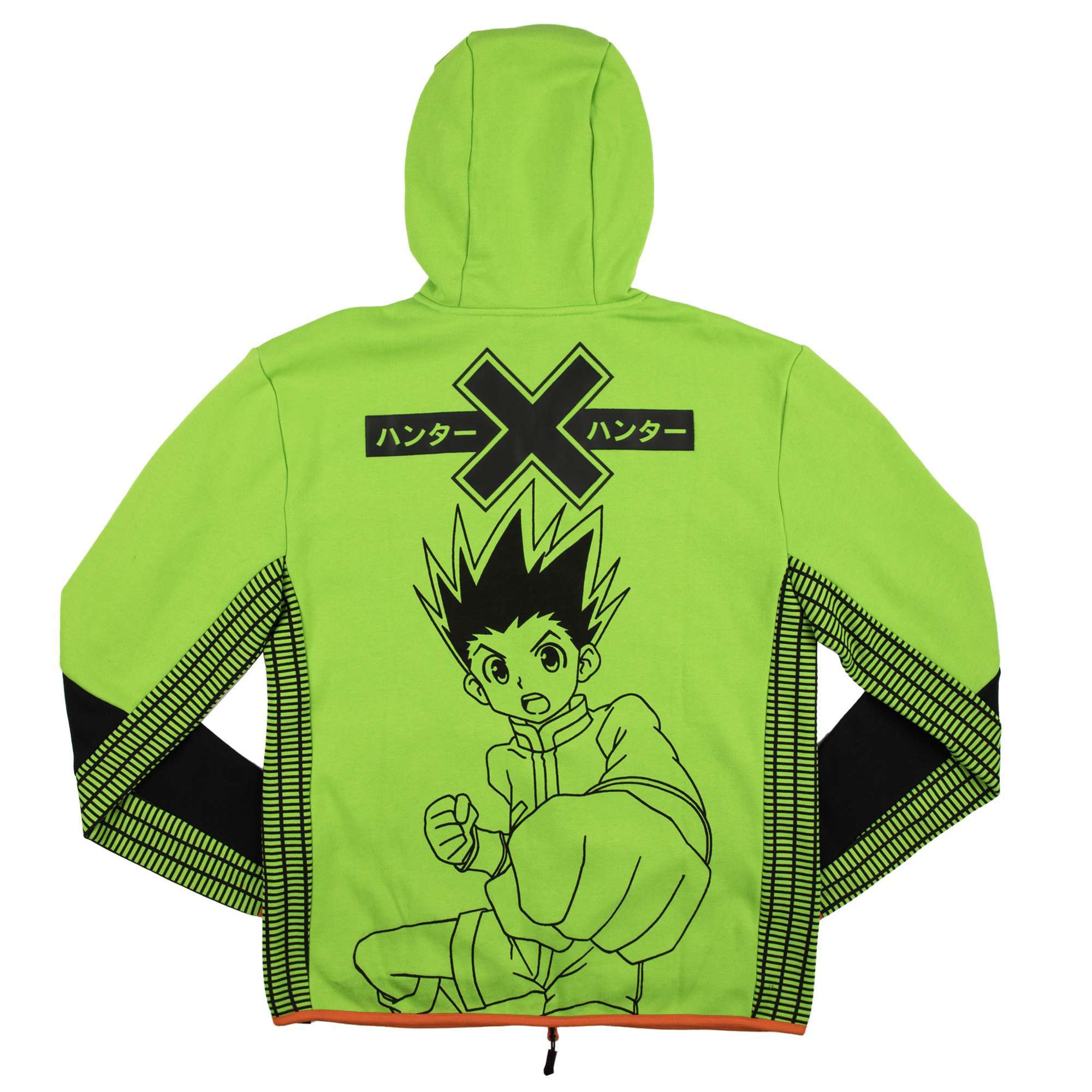 Gon Freecss Contrast Zip Hoodie