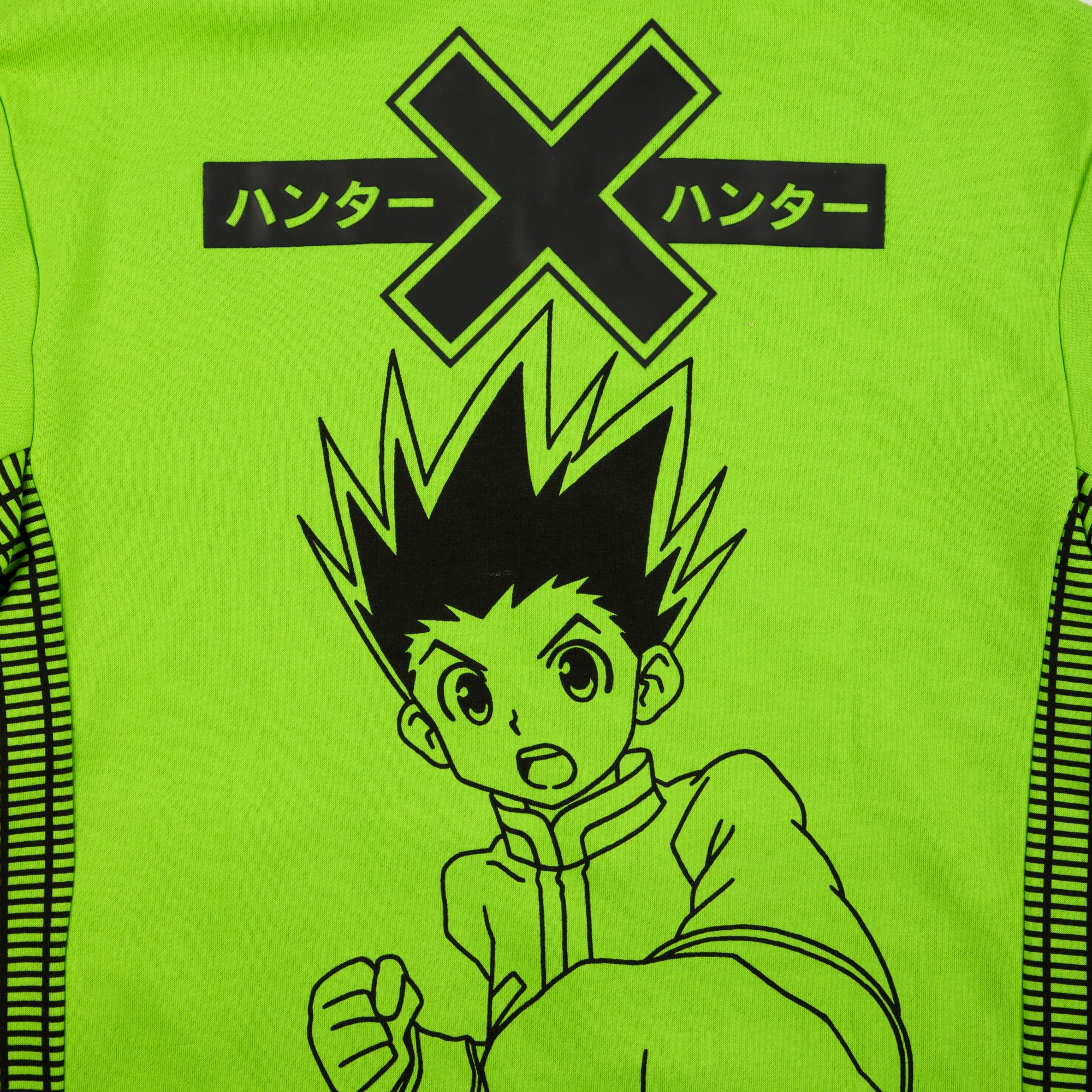 Gon Freecss Contrast Zip Hoodie