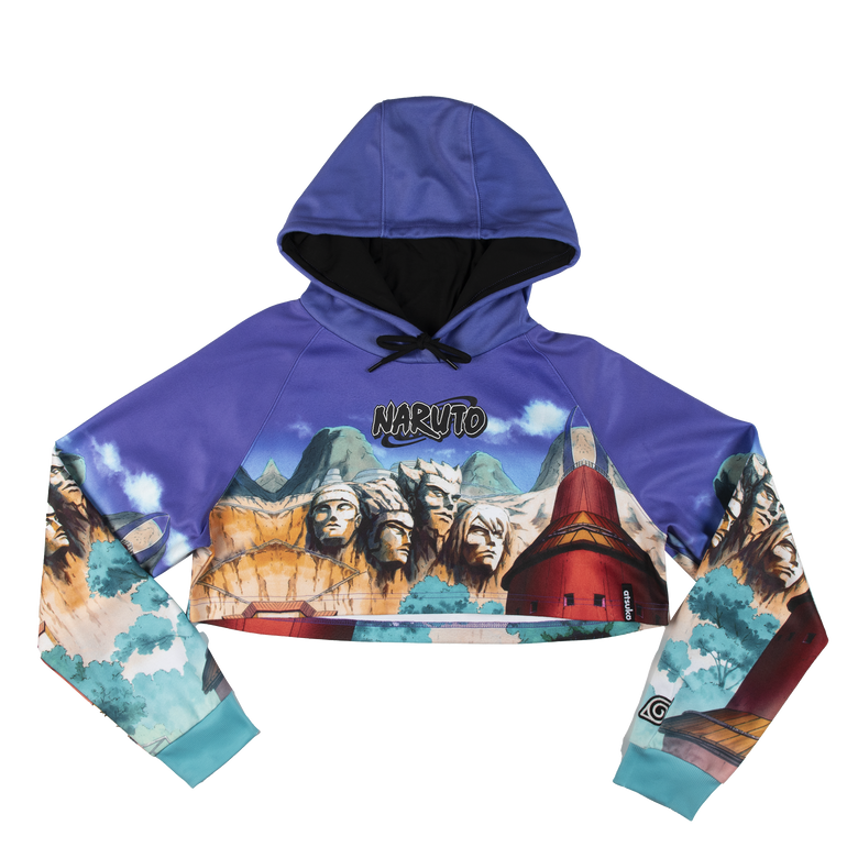Naruto Hokage Rock Cropped Hoodie Official Apparel Accessories