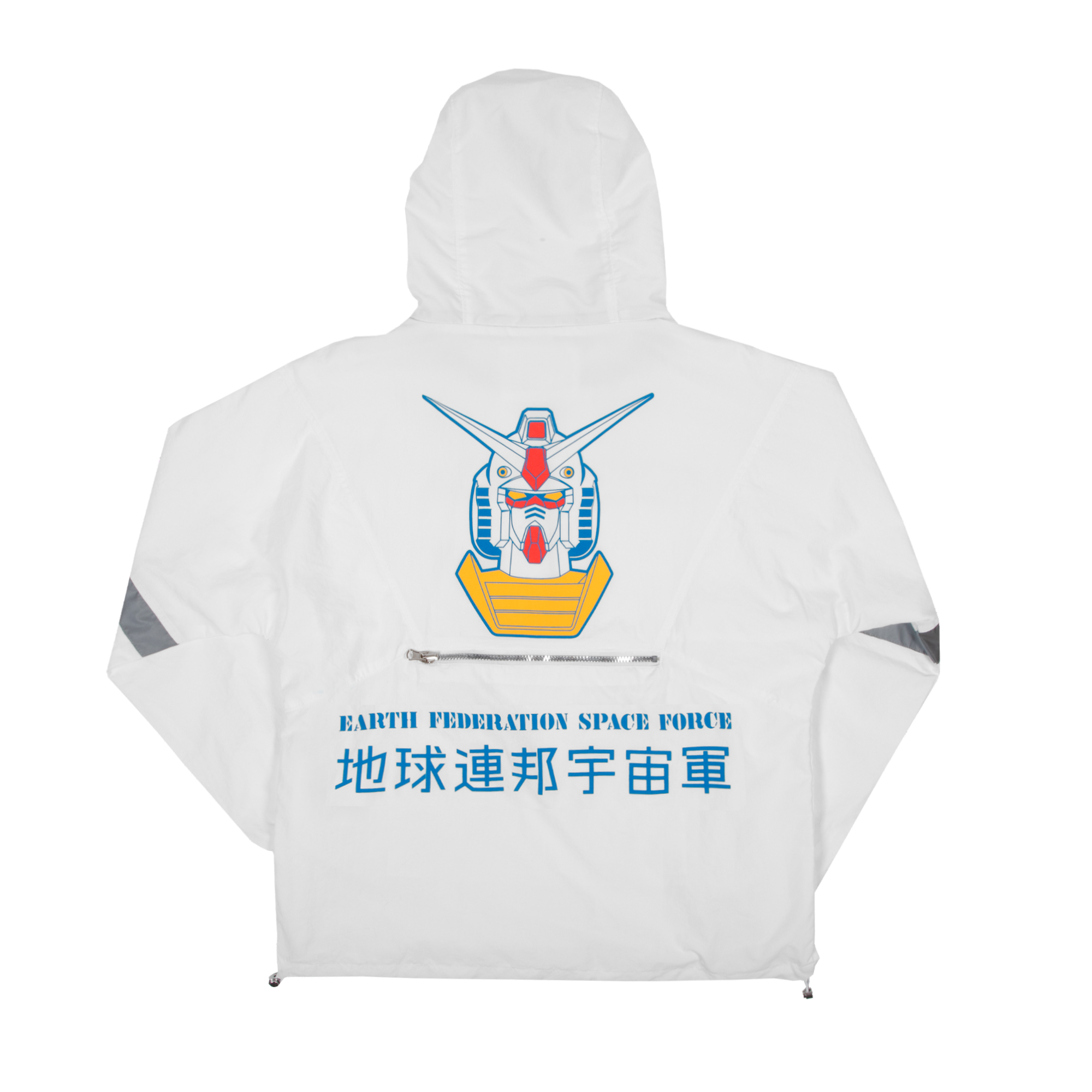 Earth Federation Space Force White Anorak
