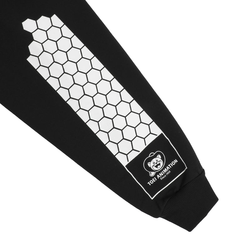 Toei Annimation Reflective Black Hoodie