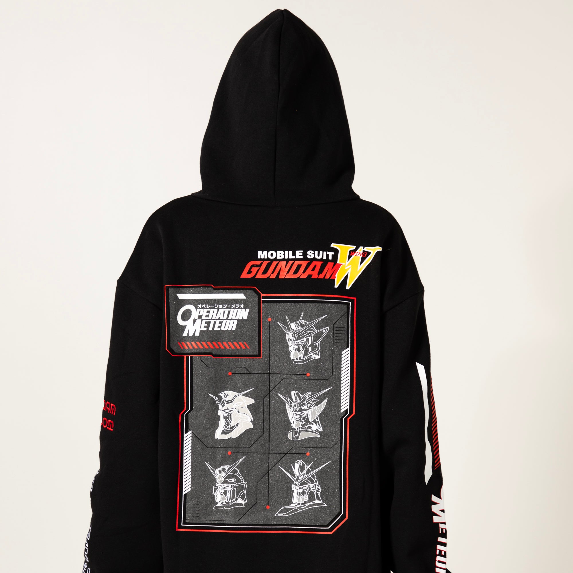 Shops Ghost supply Gundam wing manga panel hoodie