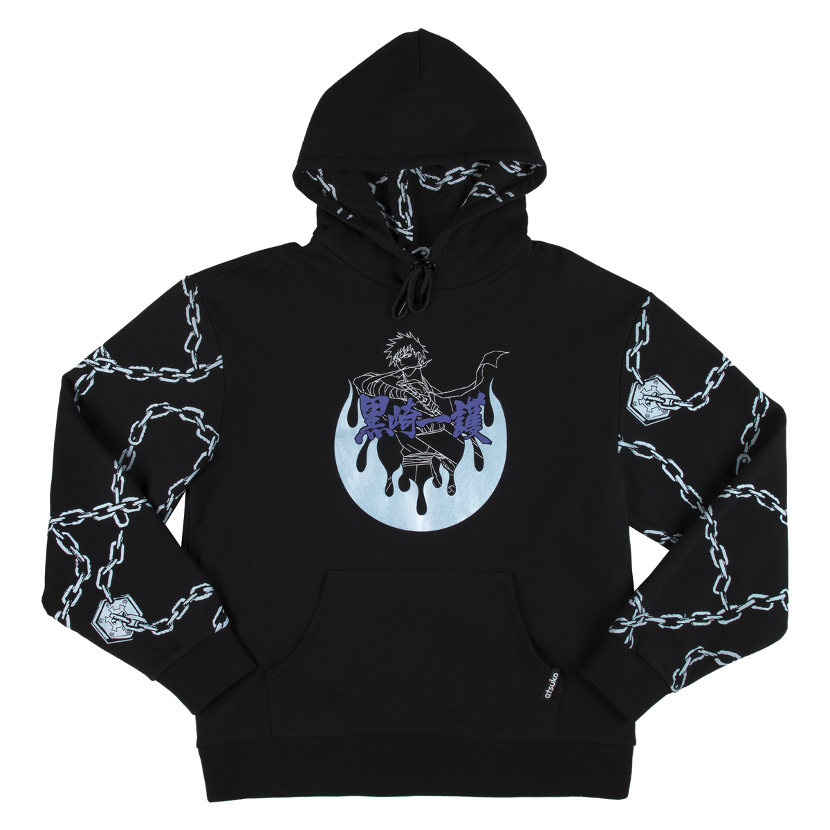 BLEACH Soul Chain Black Hoodie Official Apparel Accessories