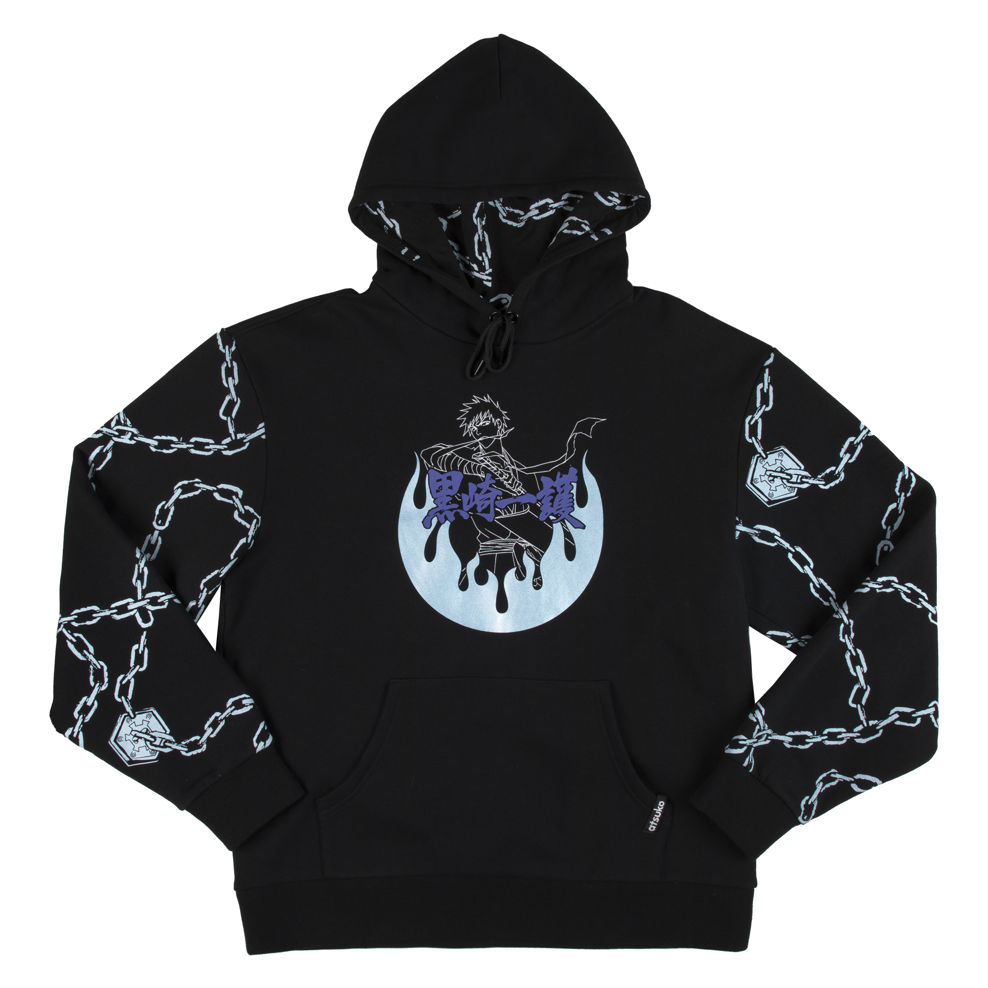 BLEACH Soul Chain Black Hoodie | Official Apparel BLEACH Soul Chain Black Hoodie | Official Apparel