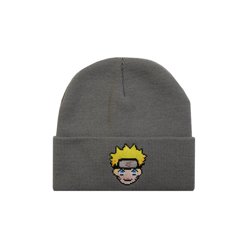 Naruto Face Grey Beanie