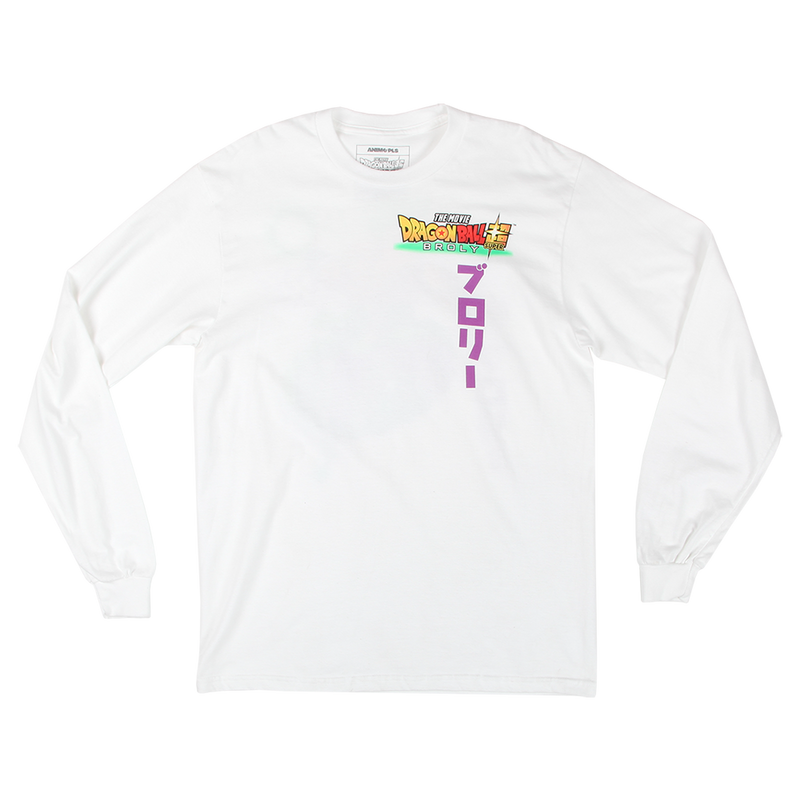 Broly White Longsleeve Tee