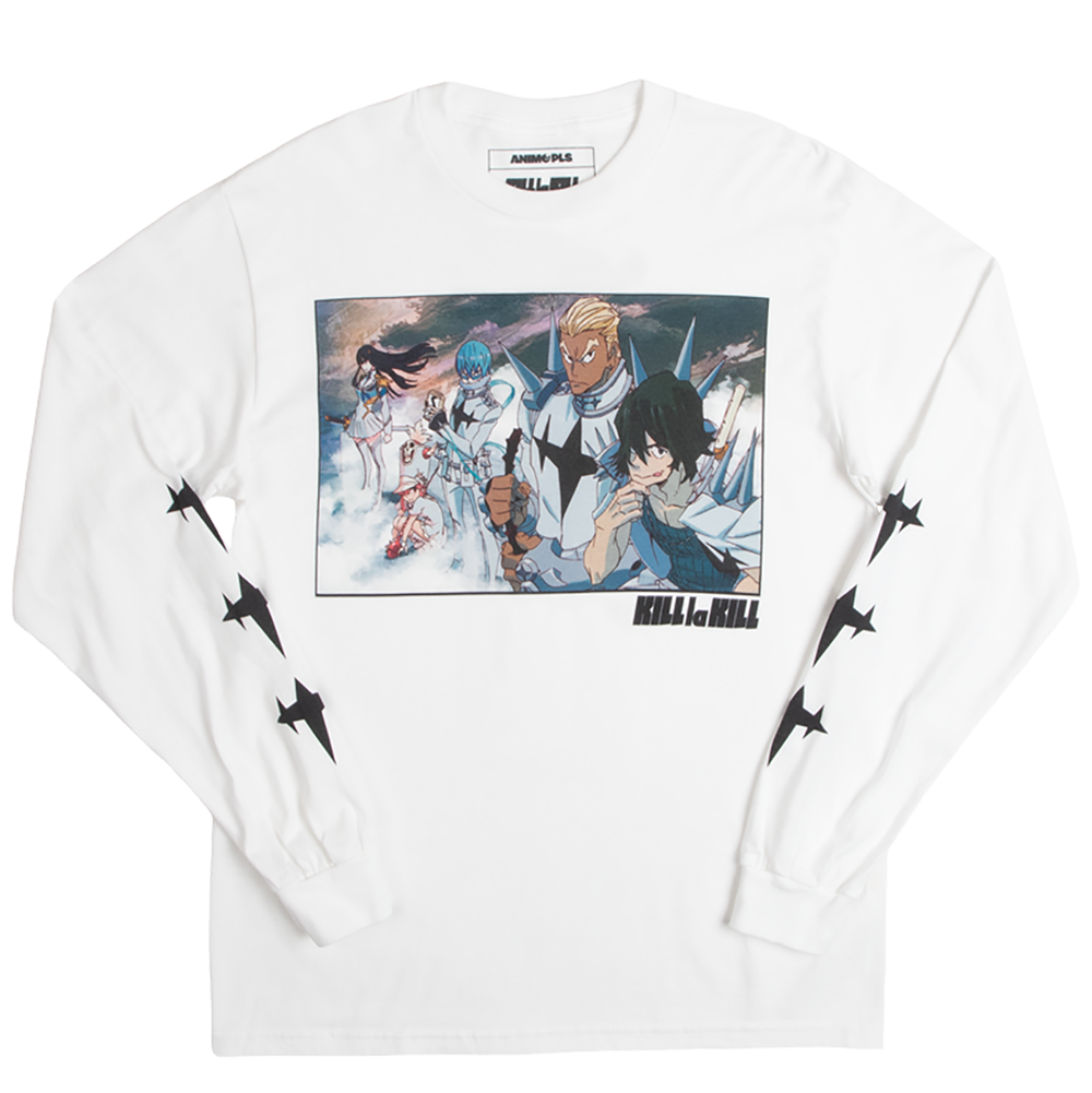 Honnōji Academy Student Council White Long Sleeve Tee