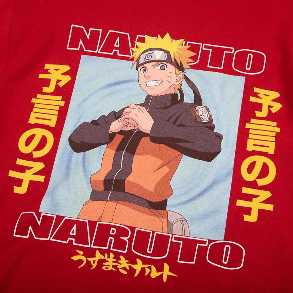 Red Naruto Uzumaki Long Sleeve