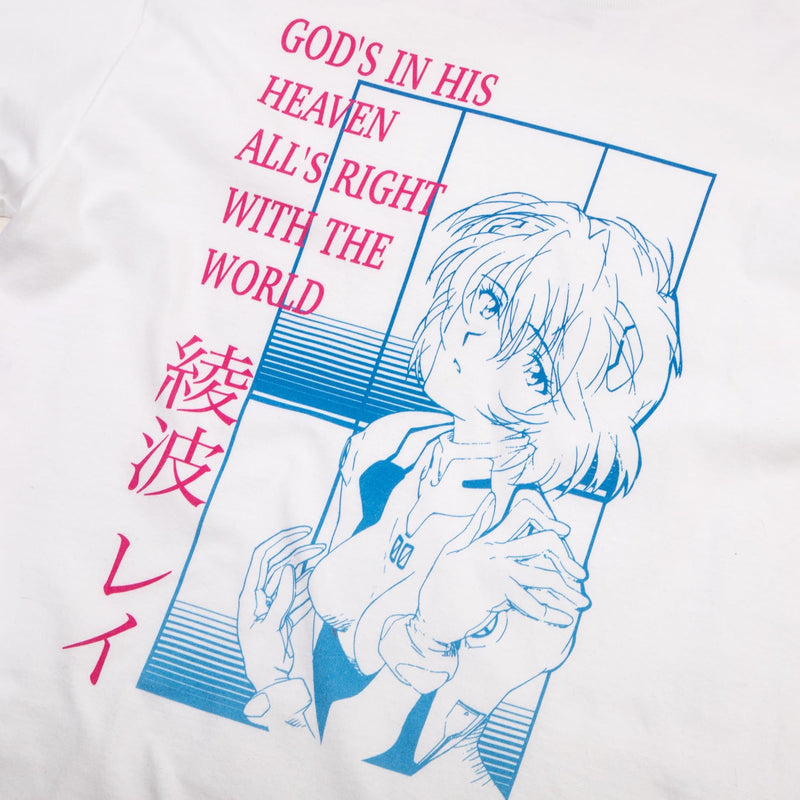 Evangelion Neon Genesis Rei White Long Sleeve