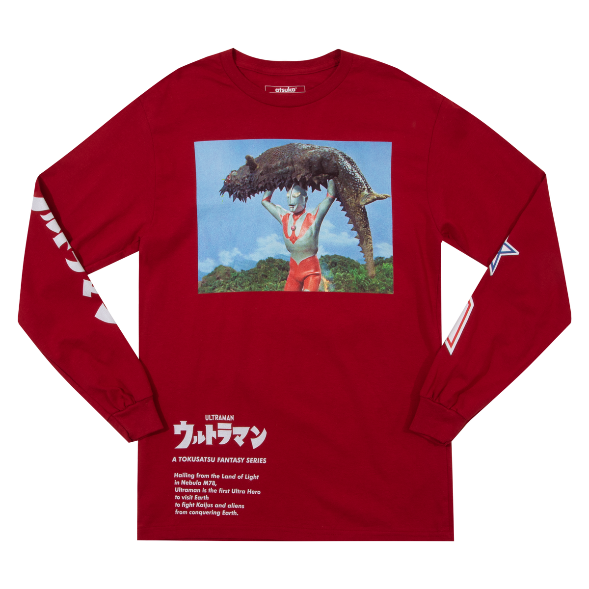 Kaiju Fighting Ultraman Red Long Sleeve - Ultraman | Atsuko