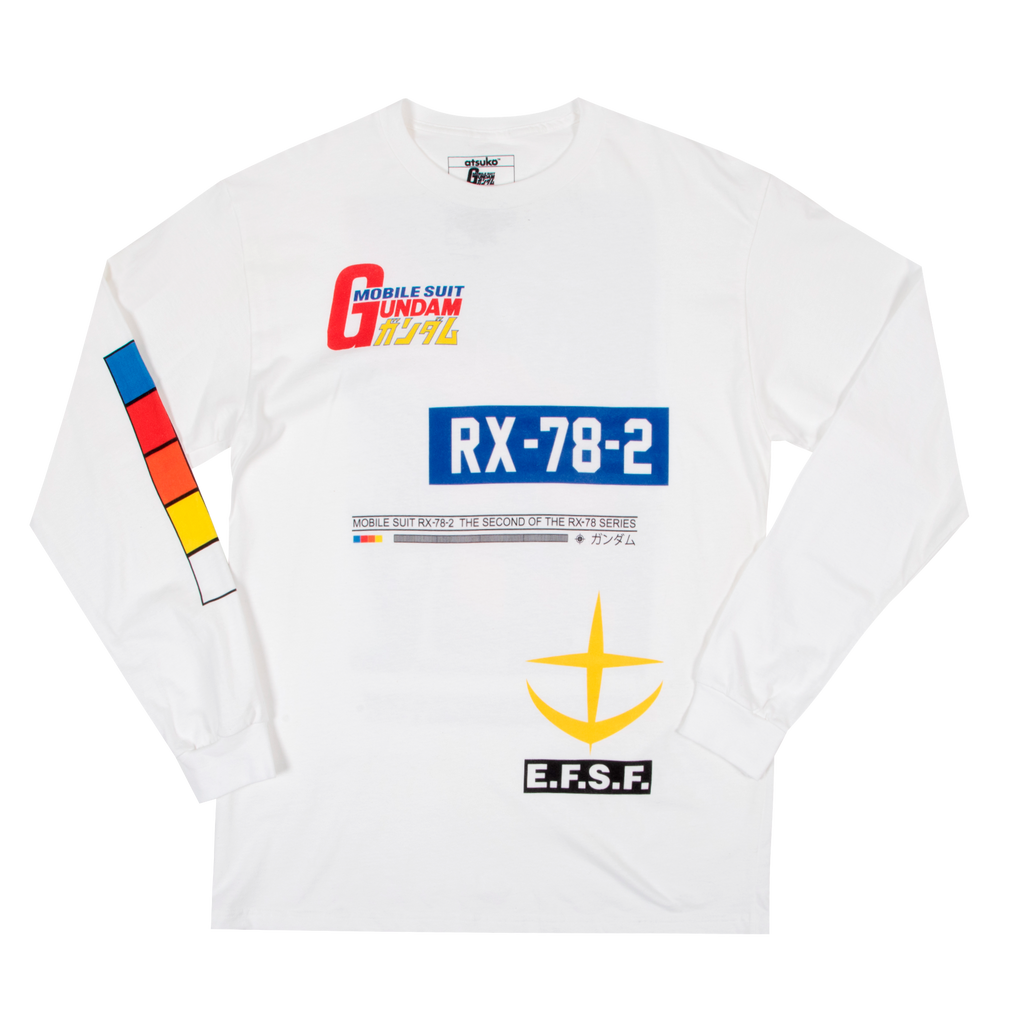 Gundam RX-78-2 Beam Saber White Long Sleeve - Gundam | Atsuko