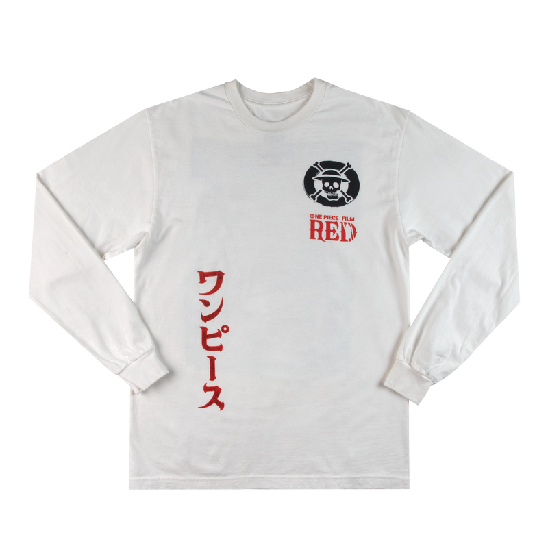 One Piece Film: Red Group White Long Sleeve Tee