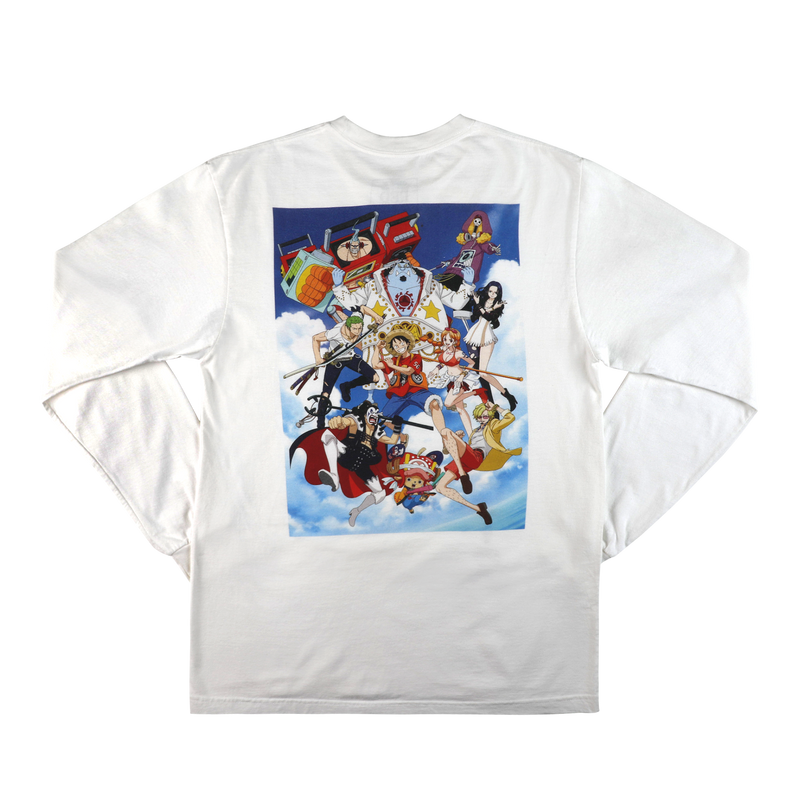 One Piece Film: Red Group White Long Sleeve Tee