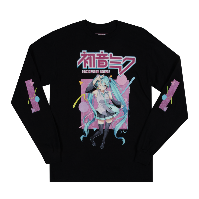 Digital Vibes Miku Black Long Sleeve - Hatsune Miku | Atsuko