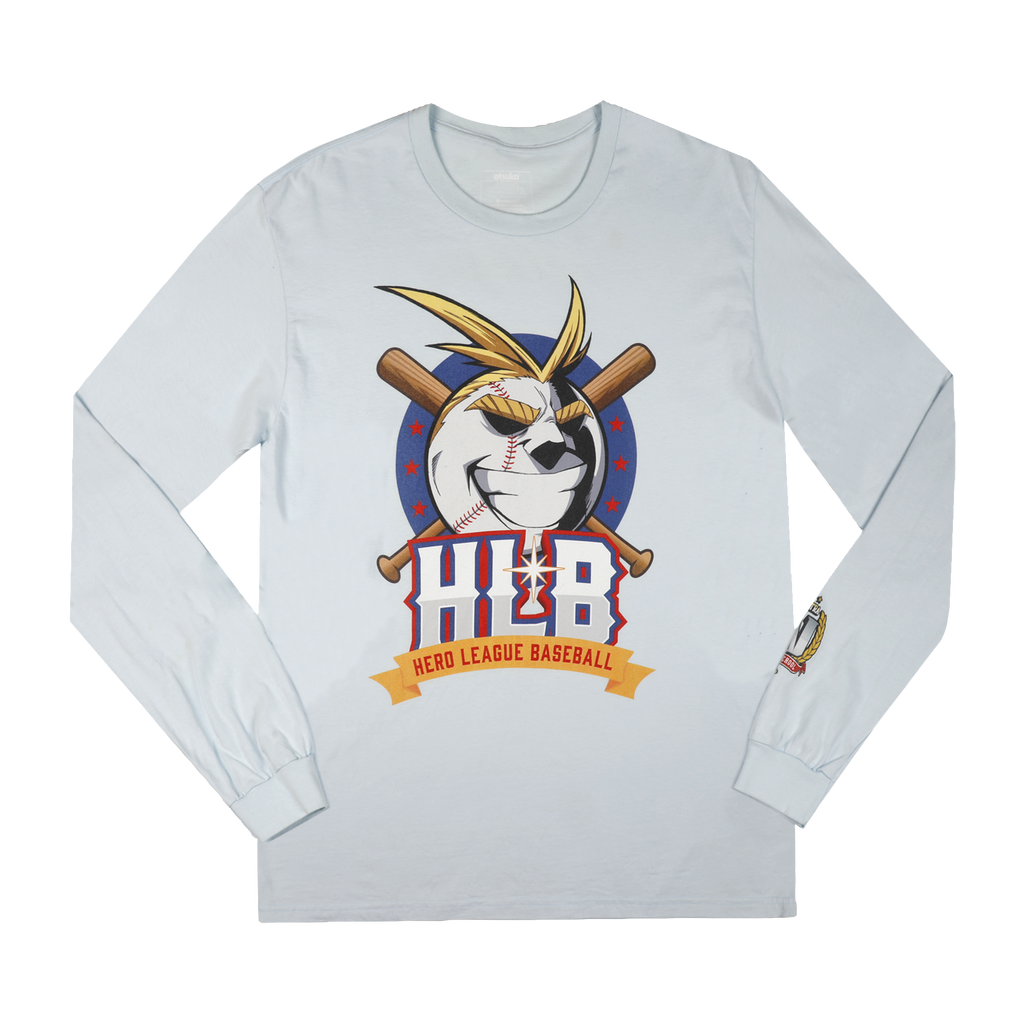 My Hero Academia HLB Team Logo Blue Long Sleeve | Official Apparel & Accessories | Atsuko S