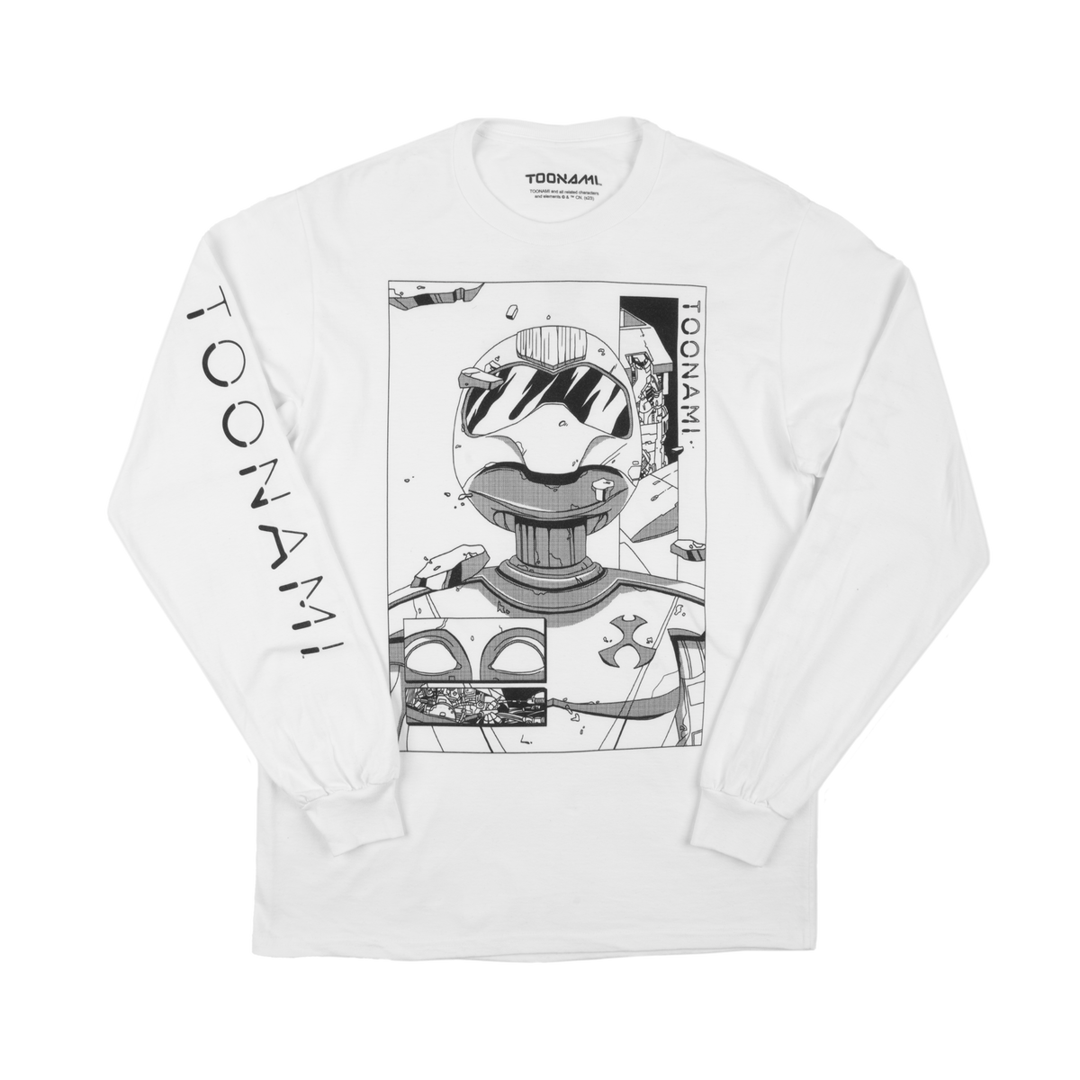 冬ギフト セ Toonami Official | Sleeve Long White Module Operations トップス