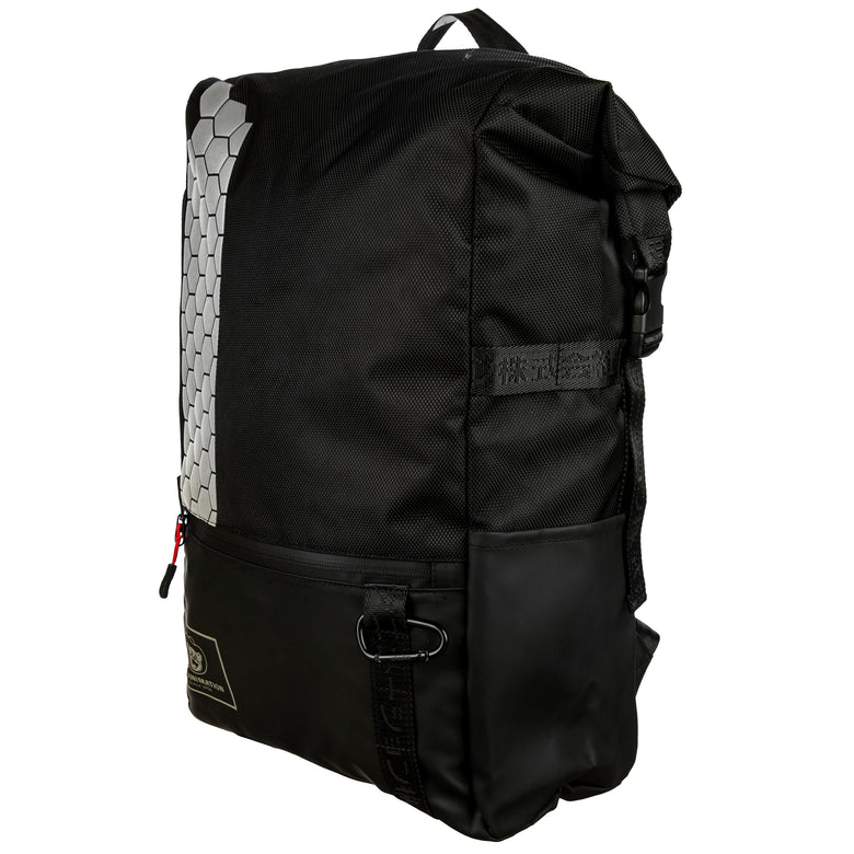 Topmove reflective backpack gray / black approx. 23 l W 34 x H 48 x D 17  cm, reflektor rucksack